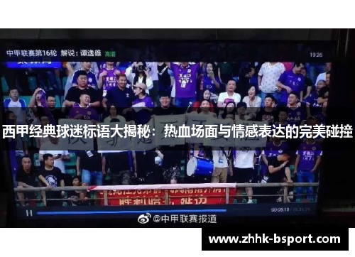 西甲经典球迷标语大揭秘:热血场面与情感表达的完美碰撞